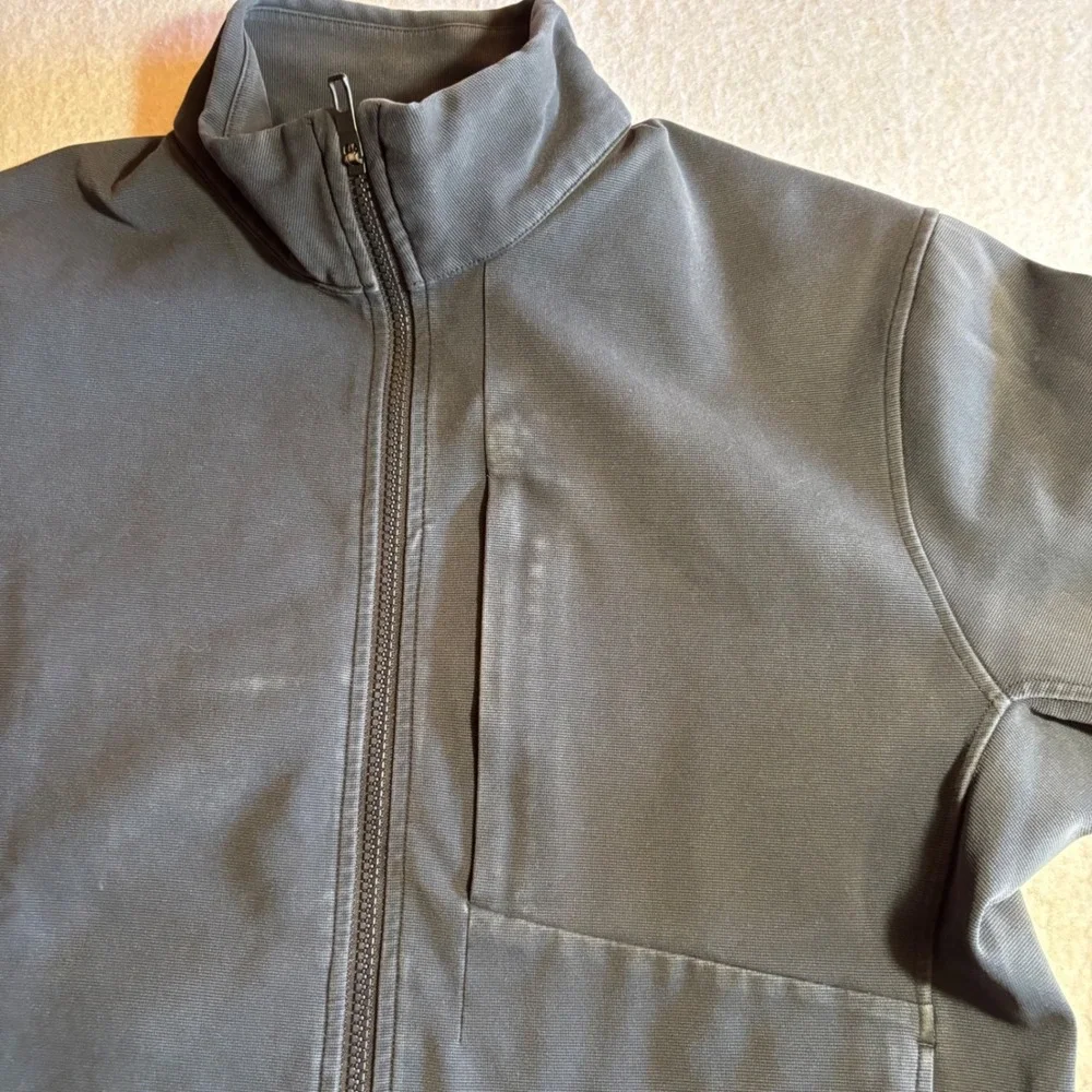 Lululemon Men's Sojourn Jacket Zip Up Activewear‎ Athleisure Black Size M